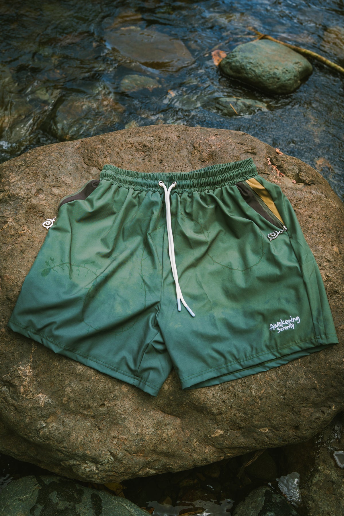 Rooted In Serenity - Swim Shorts