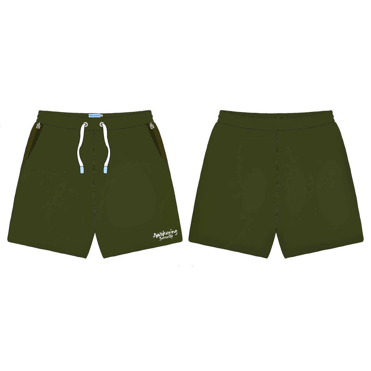 Rooted In Serenity - Swim Shorts